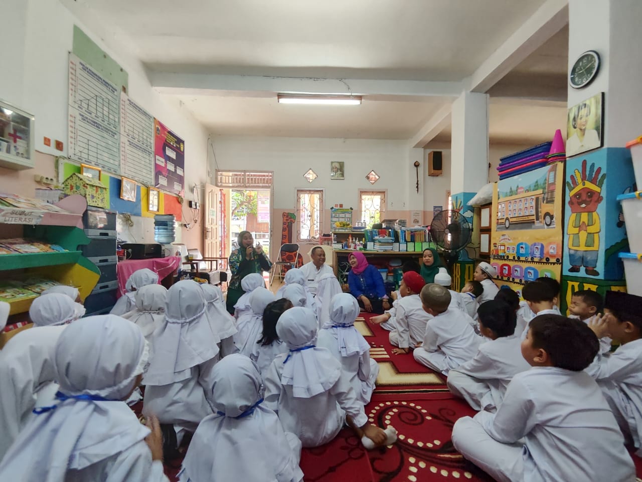 Roadshow Workshop Membaca Dan Literasi Perpustakaan Di TK Negeri Sawah Besar 01